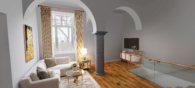 Luftwärmepumpe Energieklasse A Terrassen-Wohnung in Dahlem - Erstbezug, Altbau mit Aufzug - Visualisierung Wohnung 3