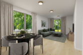 Neubau 3-Zimmer-Wohnung – Ihr neues Zuhause mit Charme und Stil - Beispiel Wohn-Esszimmer_2_überarbeitet