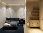 Stadthaus Charlotte: Teilgewerbliche Nutzung einer hochwertig sanierten Wohnungen in Charlottenburg - Schlafzimmer